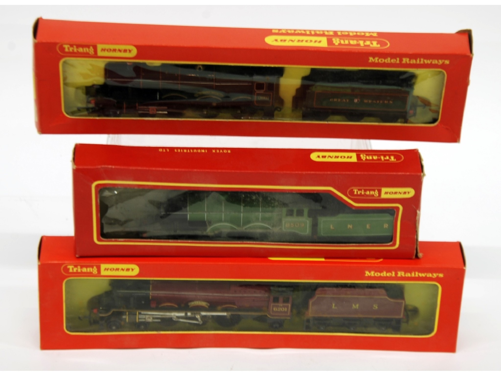 Appraisal: TWO TRIANG HORNBY BY ROVEX BOXED STEAM LOCOMOTIVES WITH TENDERS