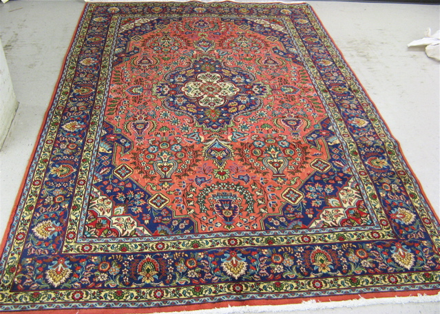 Appraisal: PERSIAN TABRIZ CARPET ' x '