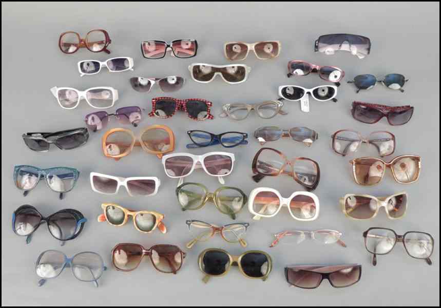 Appraisal: COLLECTION OF EYE GLASSES Includes frames by Christian Dior Ralph