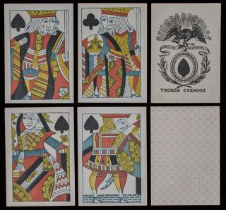 Appraisal: Thomas Crehore American Manufacture Playing Cards Dorchester MA ca Near