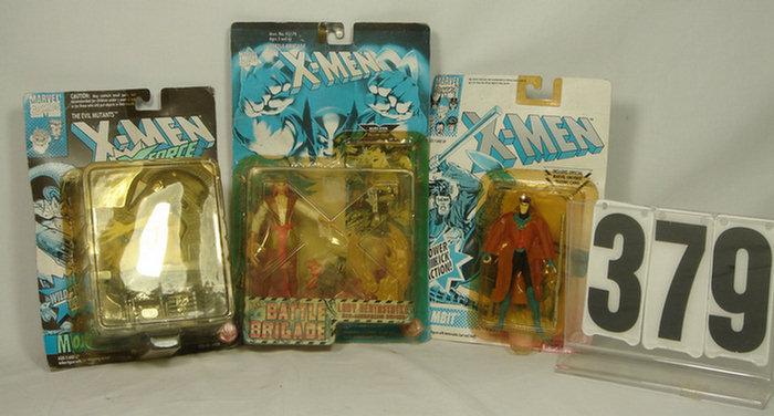 Appraisal: Xmen Action Figures mint in original packaging has faded and