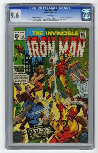 Appraisal: Iron Man CGC Marvel Comics Archie Goodwin story with Don