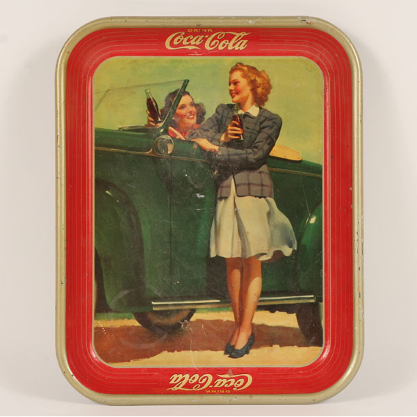 Appraisal: Vintage Coca-Cola advertising tray x