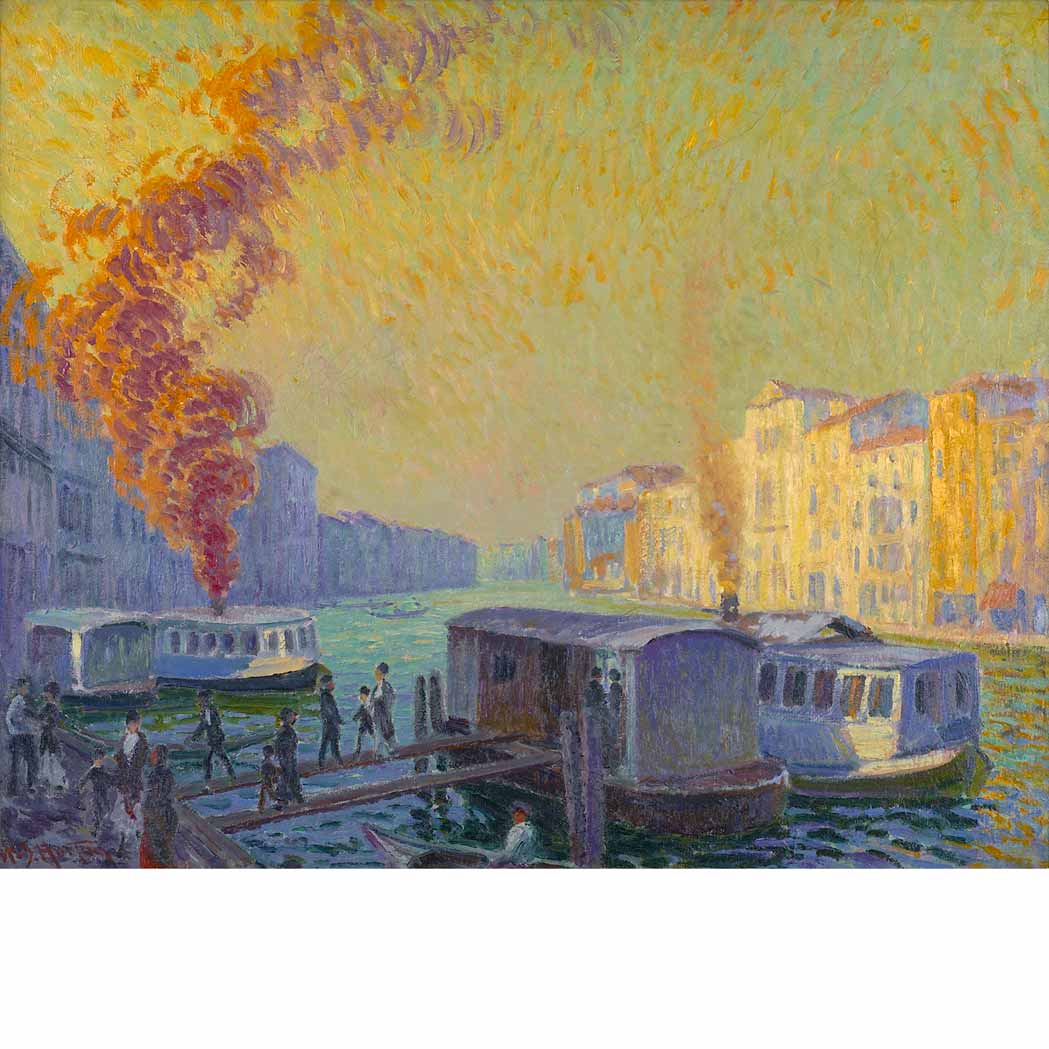 Appraisal: William Samuel Horton American - Grand Canal Venice Signed W