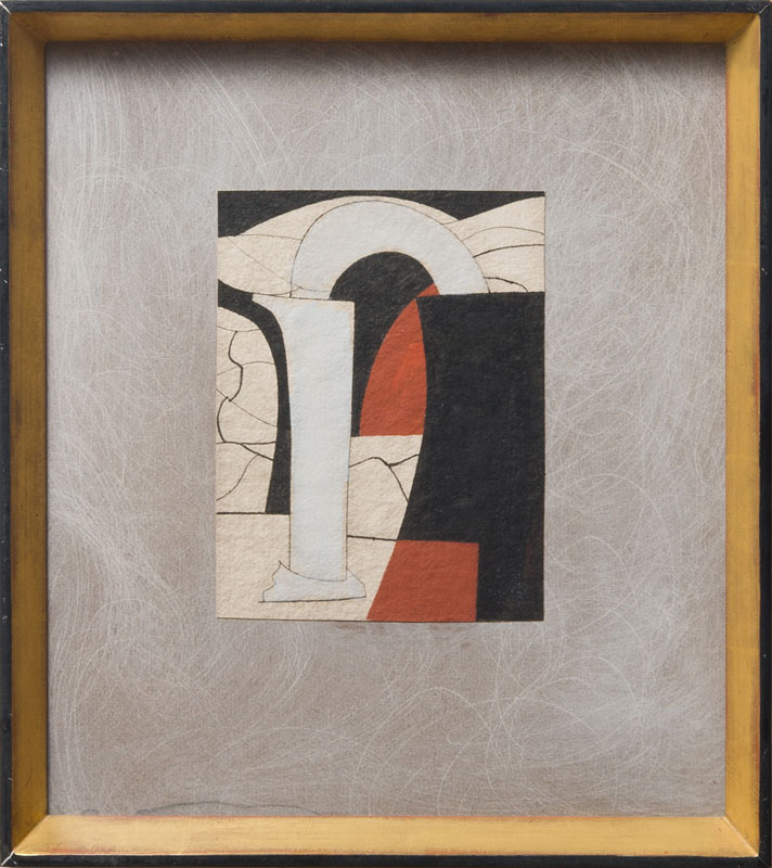 Appraisal: BEN NICHOLSON - VARIATION ON A THEME CORINTH Mixed media