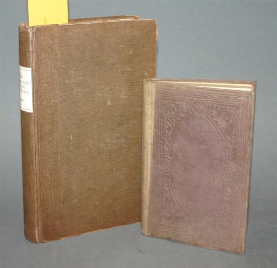 Appraisal: Slavery Carribean Titles mo vo Early cloth with paper spine