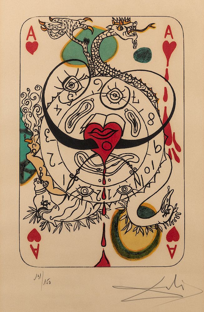 Appraisal: SALVADOR DALI SPANISH - SALVADOR DALI SPANISH - Playing Cards