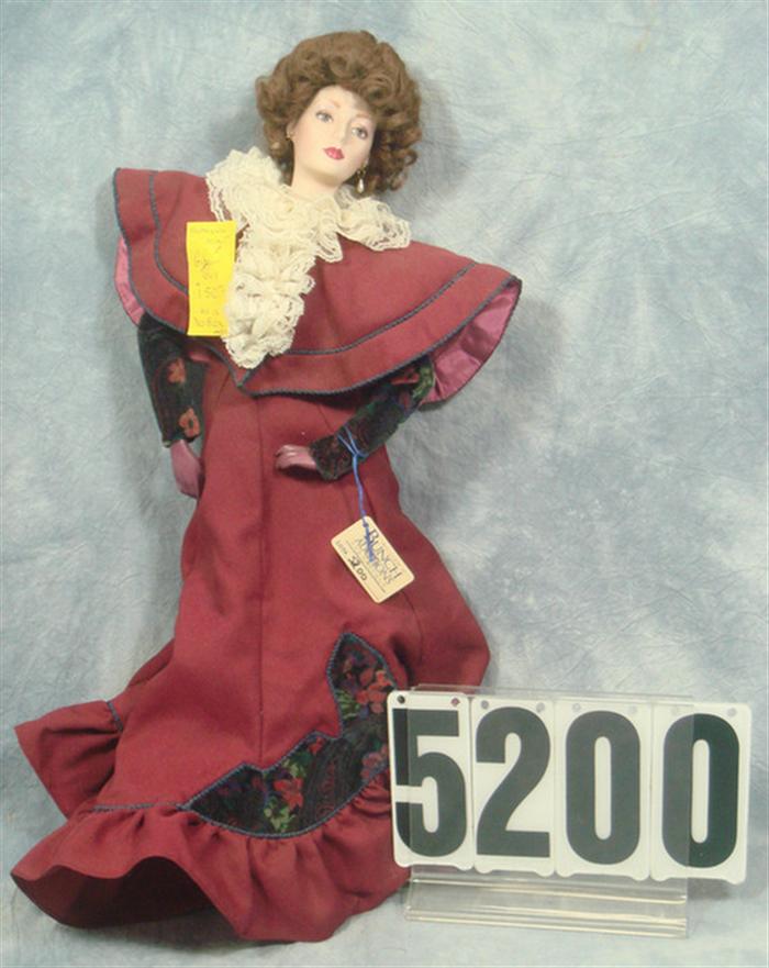 Appraisal: Franklin Mint Gibson Girl doll inches tall good condition but