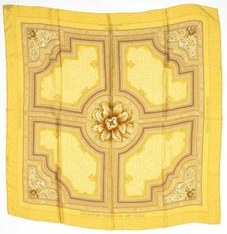 Appraisal: Louis Vuitton silk scarf Les Decors Parisiens Au XIX Siecle