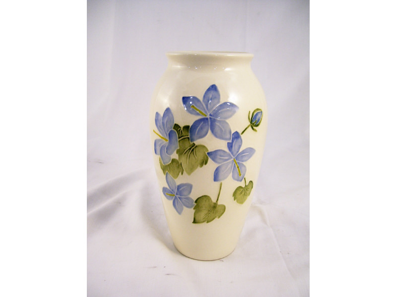 Appraisal: Moorcroft Floral Vase Ivory colored field with a light blue