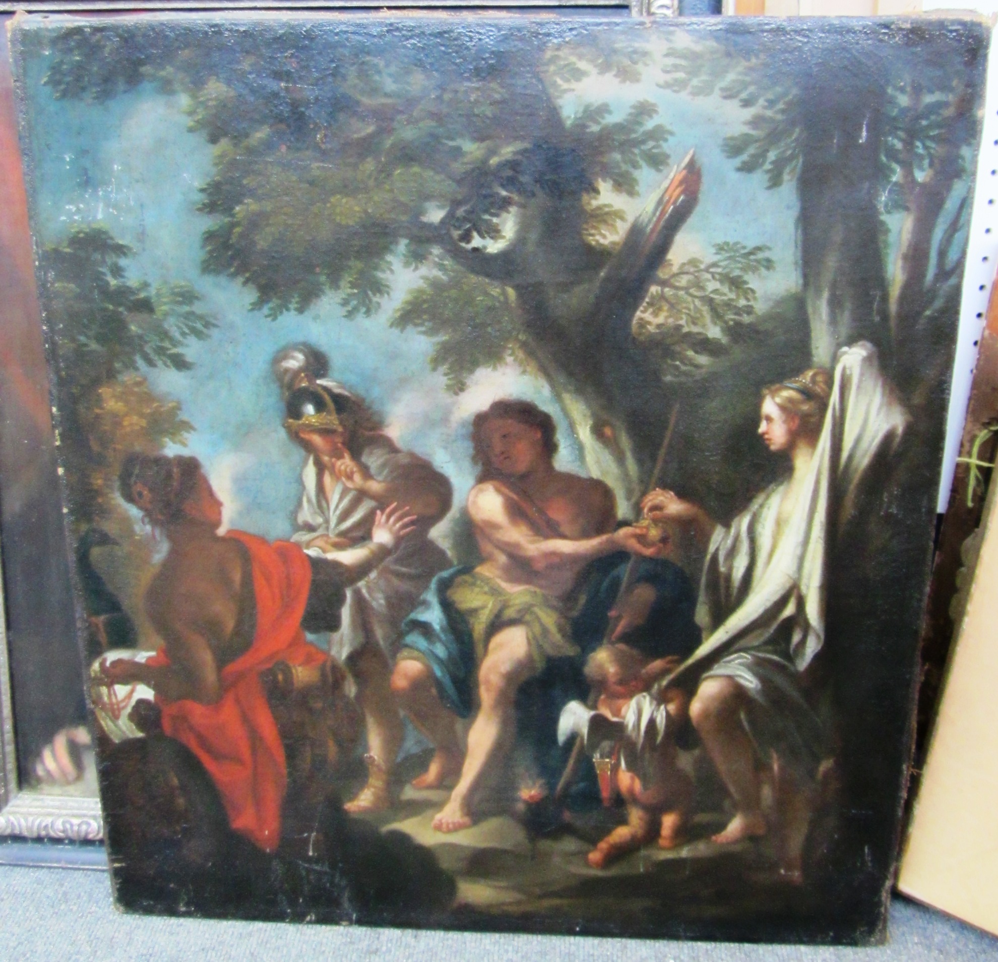 Appraisal: Roman School th century The Judgment of Paris oil on