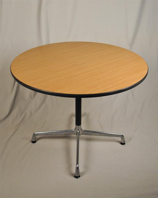 Appraisal: Small Herman Miller Dinette Table with faux wood grain laminate