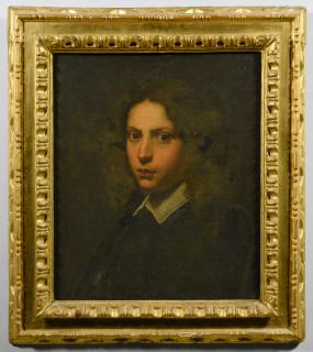 Appraisal: Continental School Portrait of Young Man th th C Continental