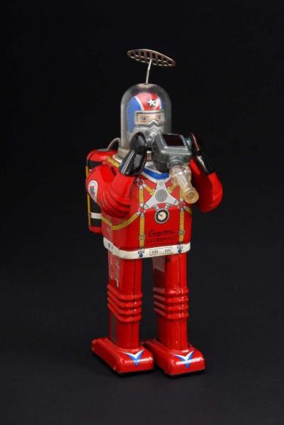 Appraisal: Cragstan Astronaut Toy Description Japanese Made by Daiya Working When