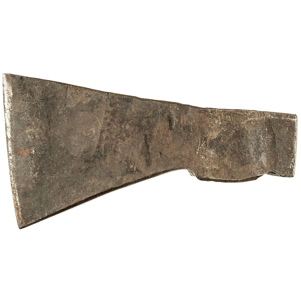 Appraisal: c Revolutionary War Hand-Forged Small Camp Axe Head in Choice