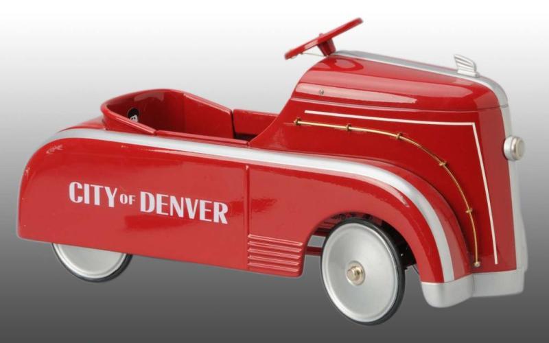 Appraisal: Pressed Steel Pioneer Line Pedal Car Toy Description Cotemporary piece