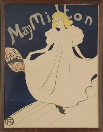 Appraisal: After Henri de Toulouse-Lautrec - May Milton Color lithograph monogram