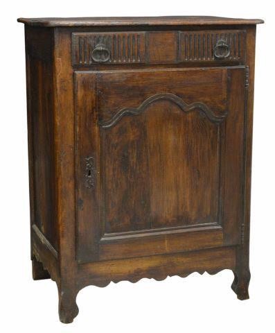 Appraisal: French Provincial confiturier cabinet th th c rectangular top over