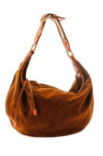 Appraisal: Louis Vuitton Mahina Suede Onatah Hobo Bag Louis Vuitton French