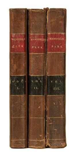 Appraisal: AUSTEN Jane - Mansfield Park A Novel in Three Volumes