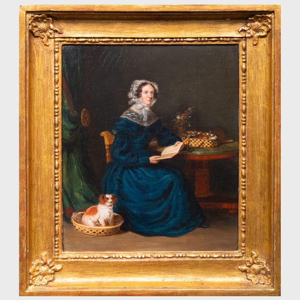 Appraisal: Attributed to Robert Richard Scanlan - Portrait of Miss Lucy