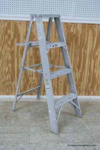 Appraisal: Werner ' Aluminum Commercial Grade Step LadderOSHA approved commercial grade