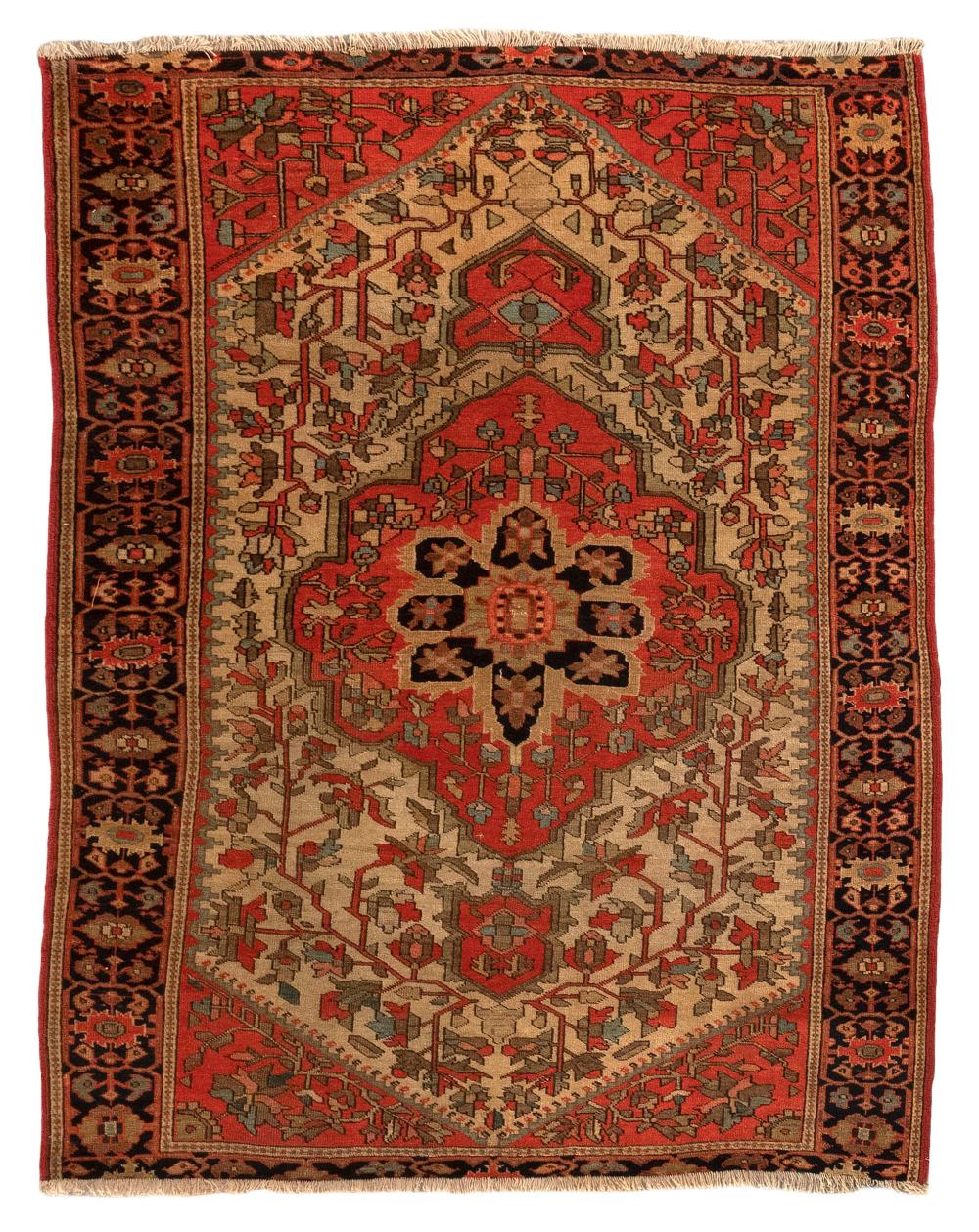 Appraisal: SAROUK RUG X CIRCA SAROUK RUG ' X ' Circa