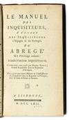 Appraisal: EYMERICH or EIMERIC NICOLAUS Le Manuel des Inquisiteurs l'Usage des