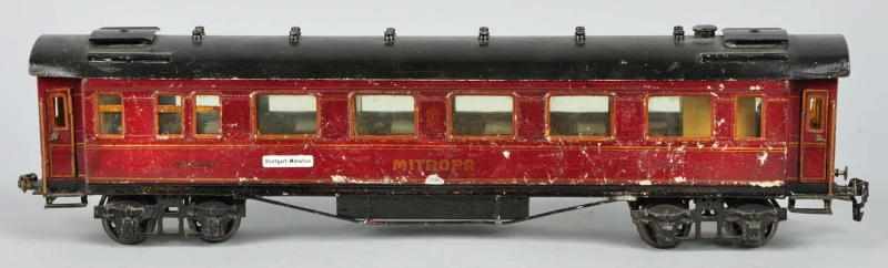 Appraisal: Marklin Gauge Metropa Passenger Train Car Description cm Marked Speisewagen