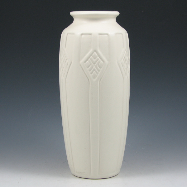 Appraisal: Contemporary Rookwood Arts Crafts vase from in matte white glaze