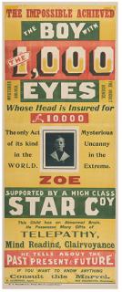 Appraisal: Zoe The Boy With the Eyes Melbourne W H Williams