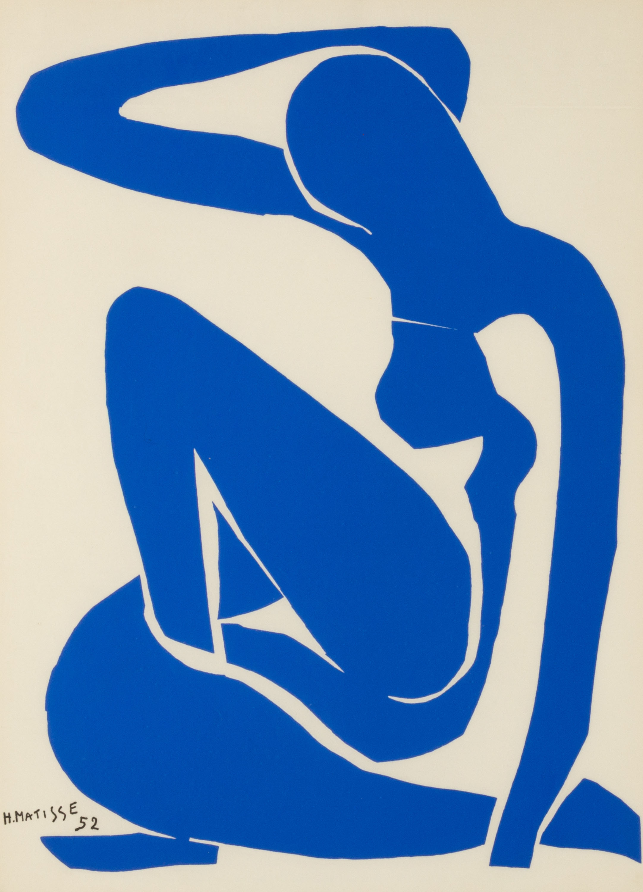 Appraisal: HENRI MATISSE FRENCH - Lithograph signed and dated 'H Matisse