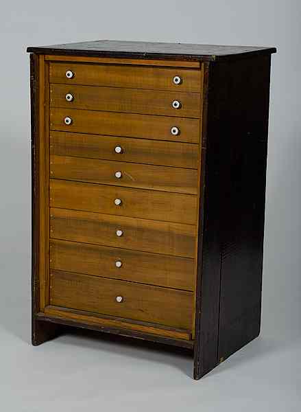 Appraisal: Dental Cabinet American late th early th century a dental