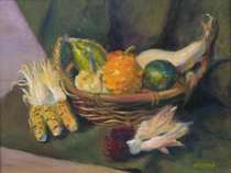 Appraisal: Judith Fulmer American Contemporary Fall Still Life Oil on board