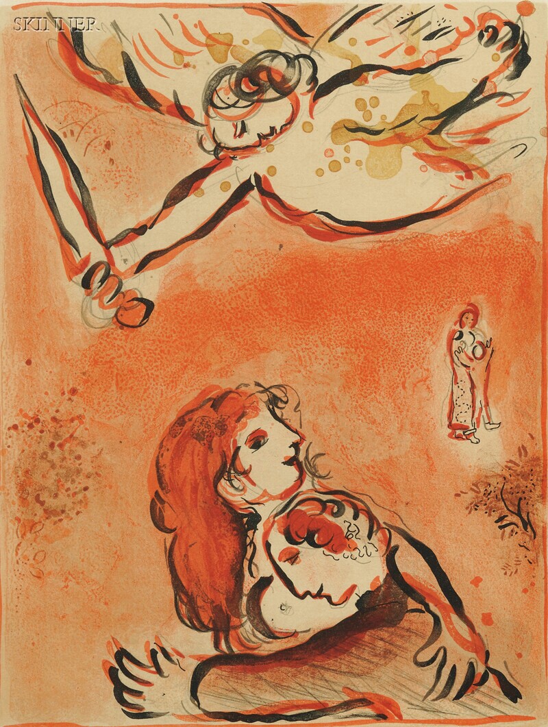 Appraisal: Marc Chagall French Russian - Le Visage d'Isra l from