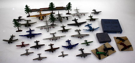 Appraisal: A GROUP OF VARIOUS DINKY TOYS die cast aeroplanes together