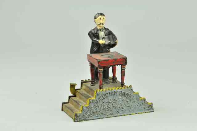 Appraisal: MAGICIAN MECHANICAL BANK J E Stevens Co designed by Charles