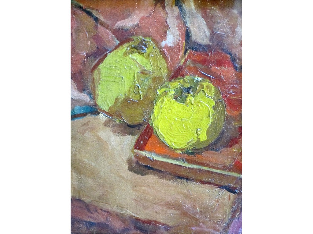 Appraisal: DUNCAN JAMES CORROUR GRANT - STILL LIFE WITH AN APPLE