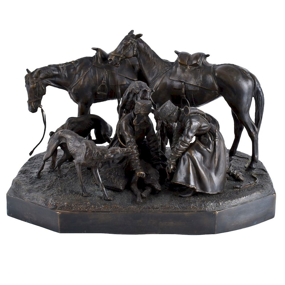 Appraisal: After Nikolai Lieberich Bronze After Nikolai Iwanowitsch Lieberich Russian -