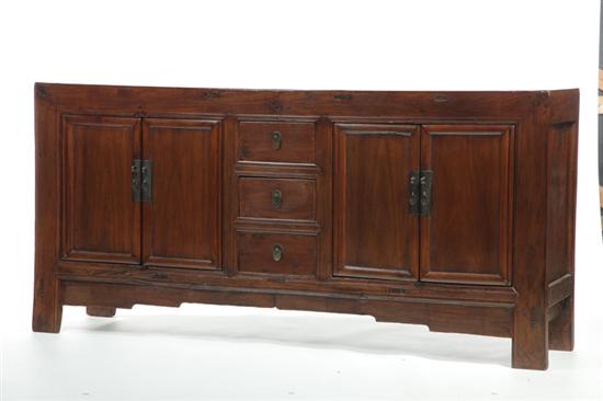 Appraisal: SERVER China late th century elm and pine with old