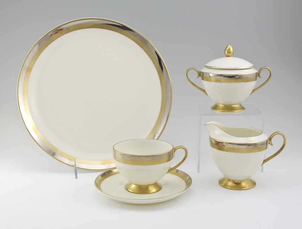 Appraisal: ELEGANT GORHAM ROYAL CONTESSA FINE CHINA Hand banded in K