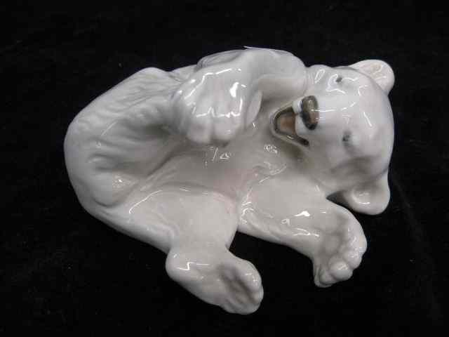 Appraisal: Royal Copenhagen Porcelain Figurine ofpolar bear cub artist Knud Kyhn