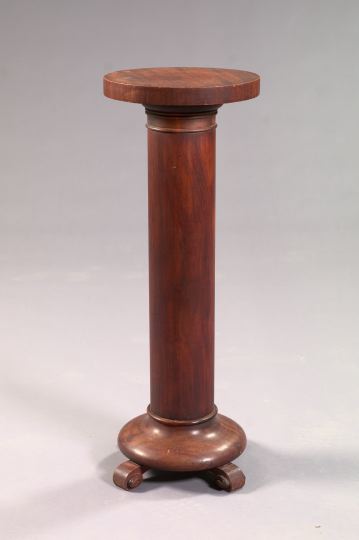 Appraisal: American Classical Revival Mahogany Pedestal first quarter th century the