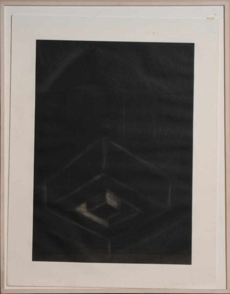 Appraisal: BRUCE NAUMAN b SQUARE IN SQUARE Print marked A P