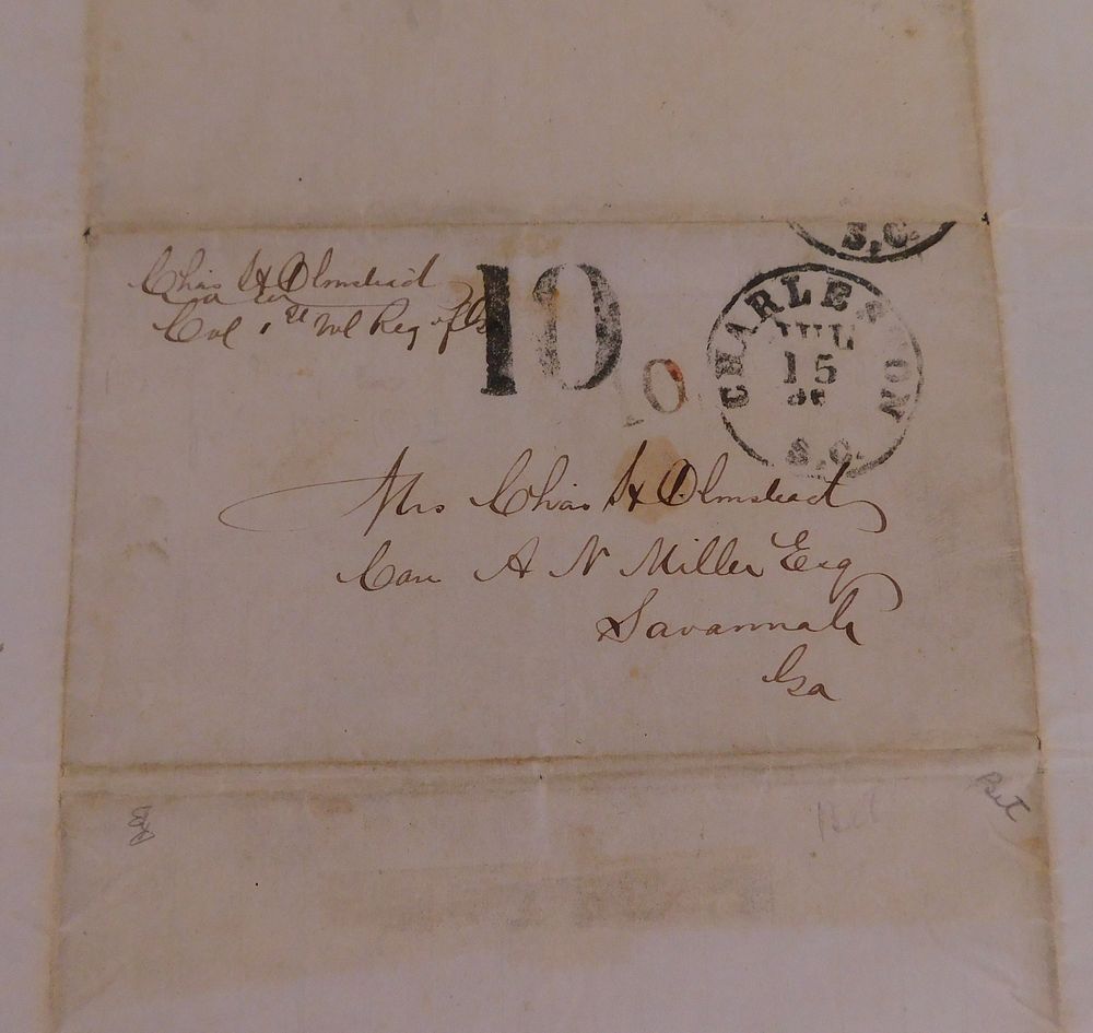 Appraisal: CIVIL WAR LETTER FT WAGNER Confederate Civil War letter written