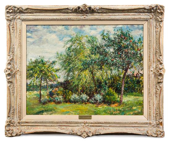 Appraisal: Sale Lot Mark William Fisher British - Untitled Landscape oil