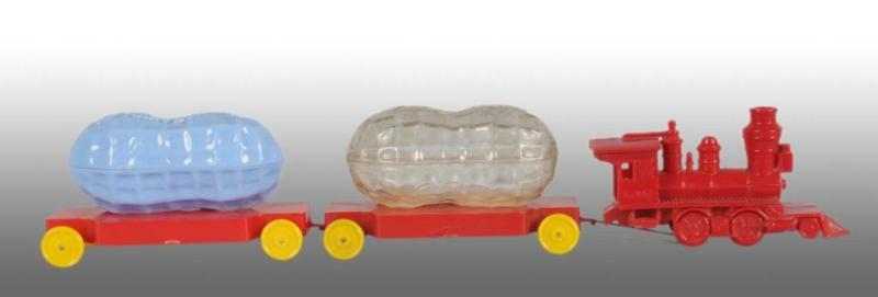 Appraisal: Plastic Planters Peanut Mr Peanut Train Set Description s Manufactured