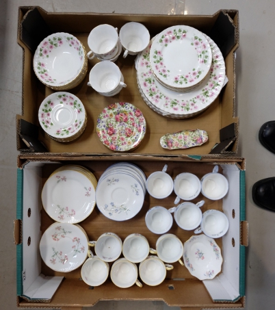 Appraisal: A mixed collection of dinnerware to include Royal Kent Queensware