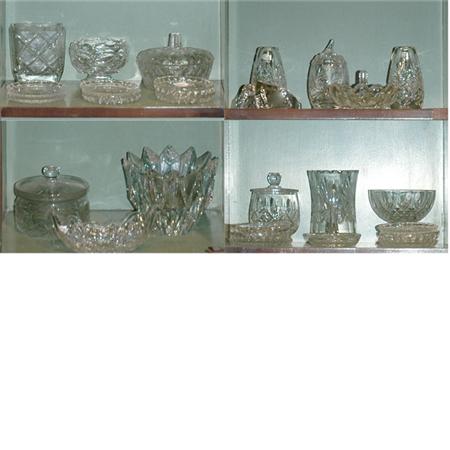 Appraisal: Group of Cut Glass Articles Estimate -