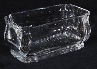 Appraisal: Pair of Baccarat glass planters Pair of Baccarat glass planters